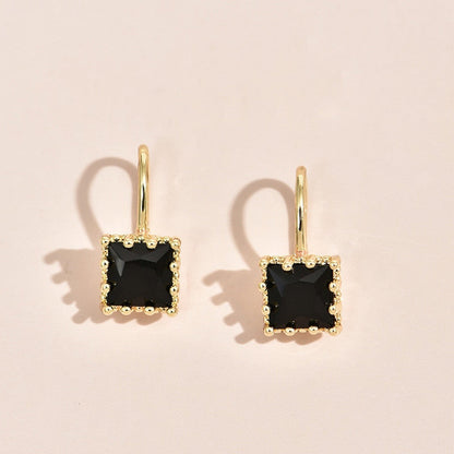 Cute Korean Earrings Heart Bling Zircon Stone Rose Gold Color Stud Earring for Women Fashion Jewelry 2025 New Gift